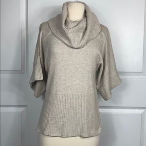 Ann Taylor Loft cowl Dolman sweater shirt sleeve